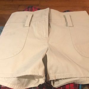 Ann Taylor white shorts